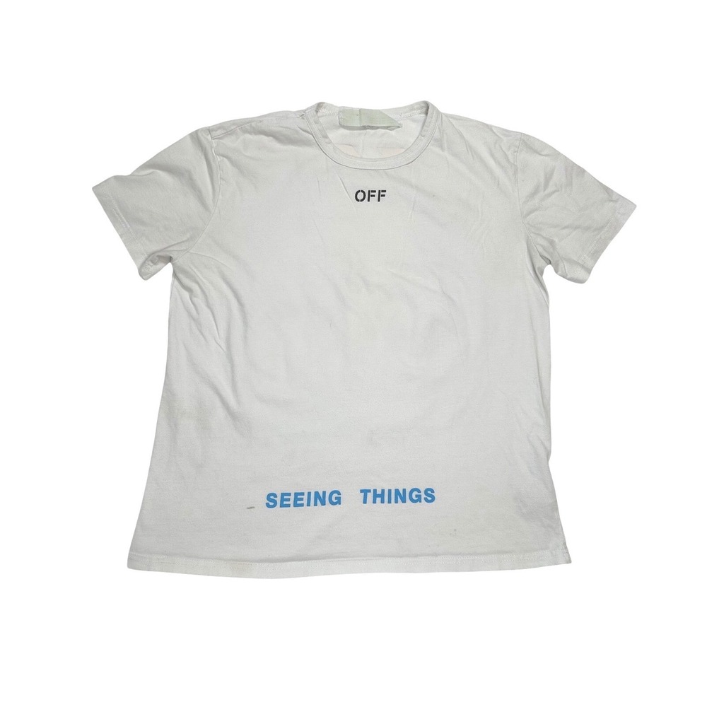 Off-White Virgil Abloh Marilyn Monroe White T-Shirt Mens Size S